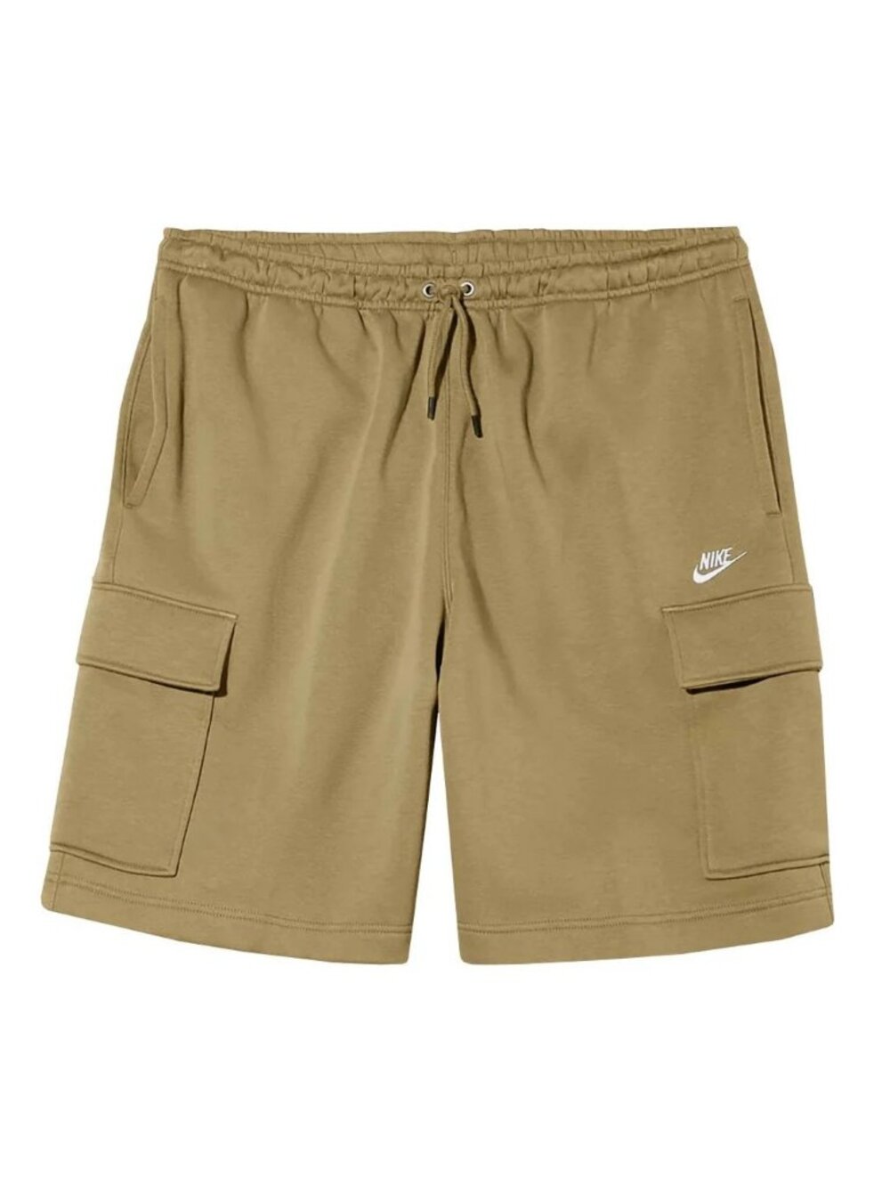 Nike Men's Sportswear Club Fleece Cargo Shorts Tan Size M NEW WITH TAGS!